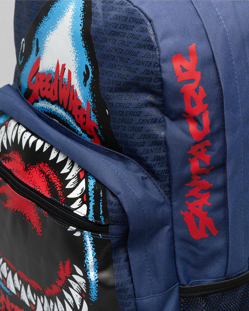 Santa Cruz Speed Wheels Shark Backpack for Mens