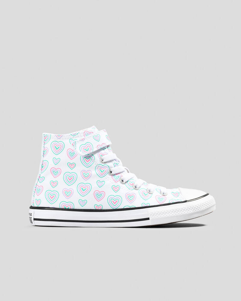 Converse Girls' Chuck Taylor All Star Hearts Easy On Shoes for Womens