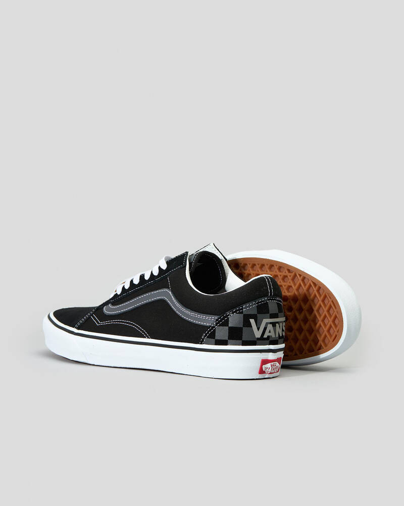 Vans Old Skool Logo Check Shoes for Mens