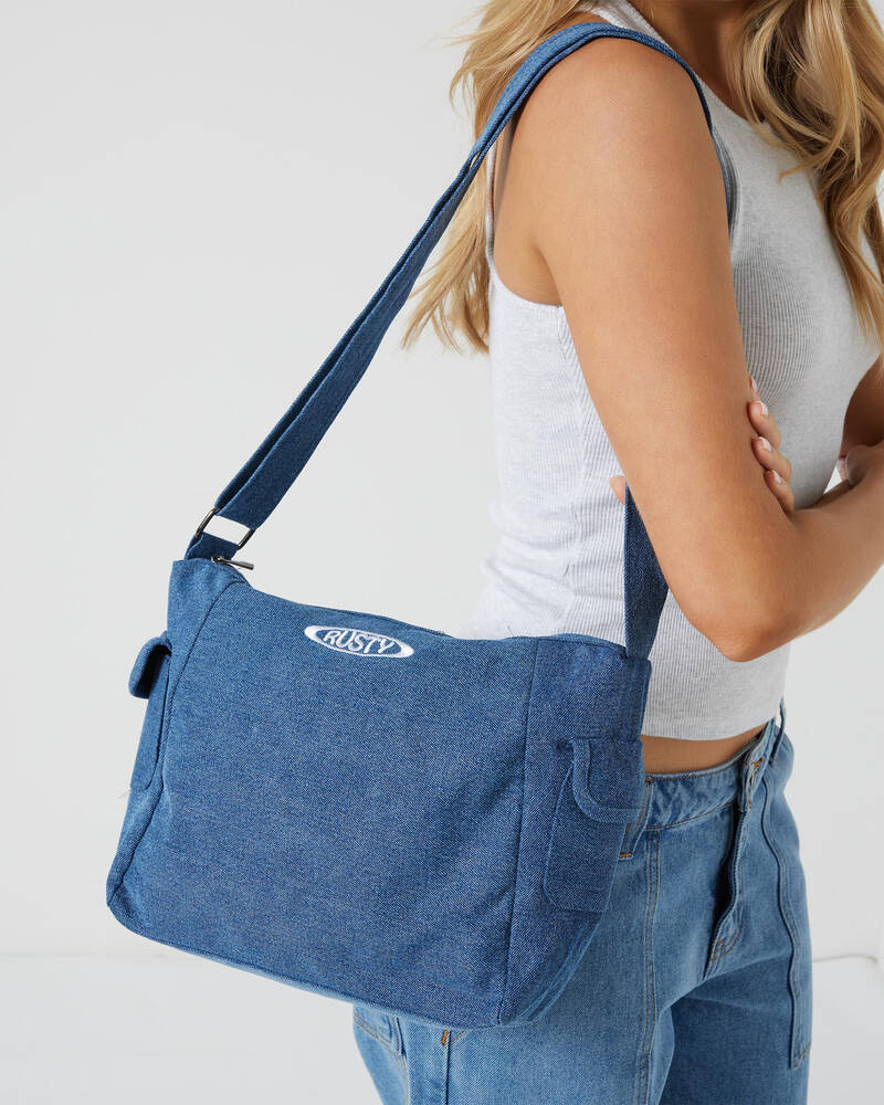 Rusty Forever Denim Hand Bag for Womens