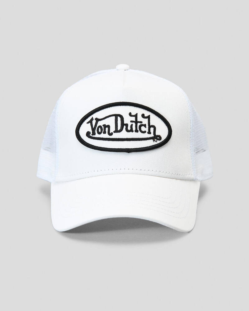 Von Dutch White Trucker for Mens