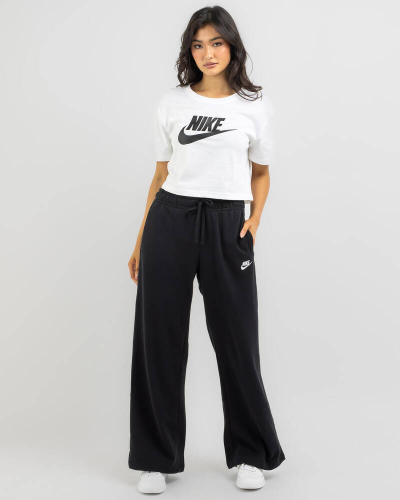NIKE WOMENS TROUSERS Jogger Track Bottoms CUFFED Vintage XL Black Relaxed  £19.95 - PicClick UK