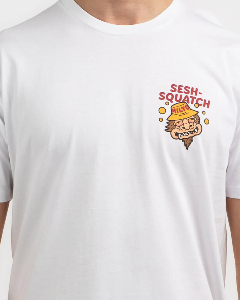 Milton Mango Sesh-Squatch T-Shirt for Mens