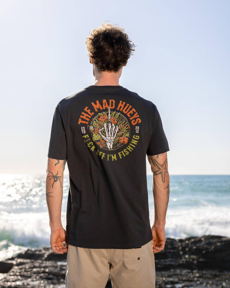 The Mad Hueys FK Off Im Fishing T-Shirt for Mens