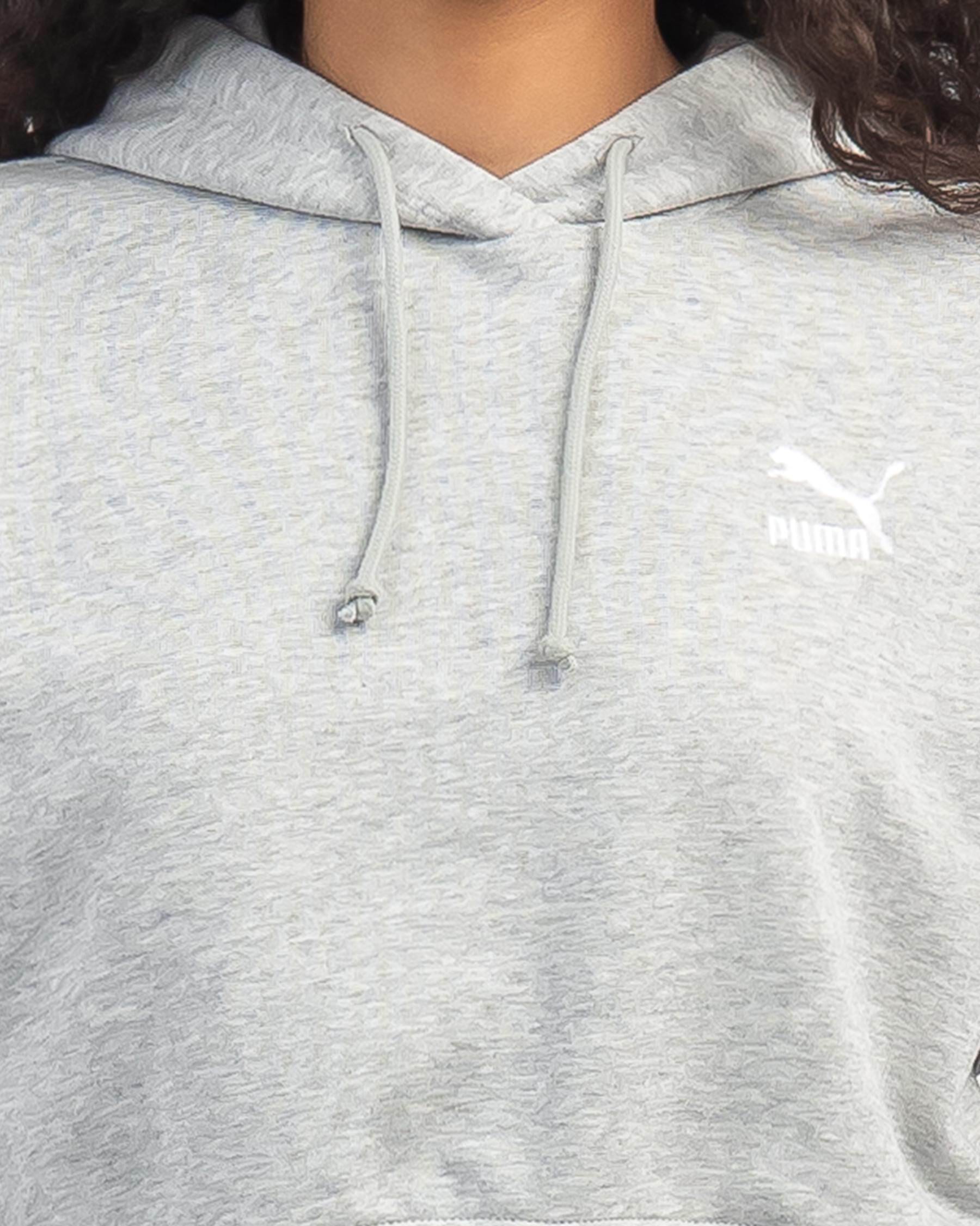 Cropped on sale hoodie puma