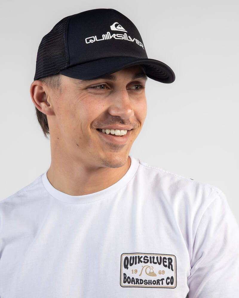 Shipping FREE* Black United - In Quiksilver City Easy - Beach Trucker & Returns Omnistack States Cap