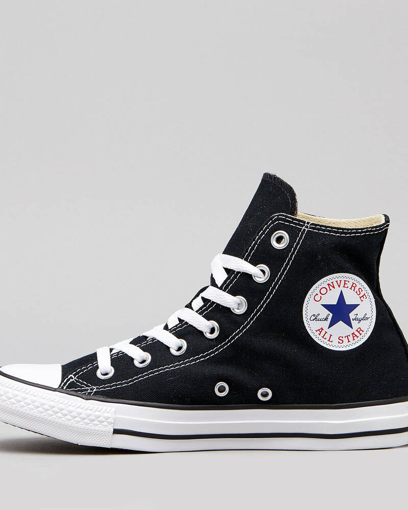 Shop Converse Womens Chuck Taylor Hi-Top Shoes In Black - Fast Shipping ...