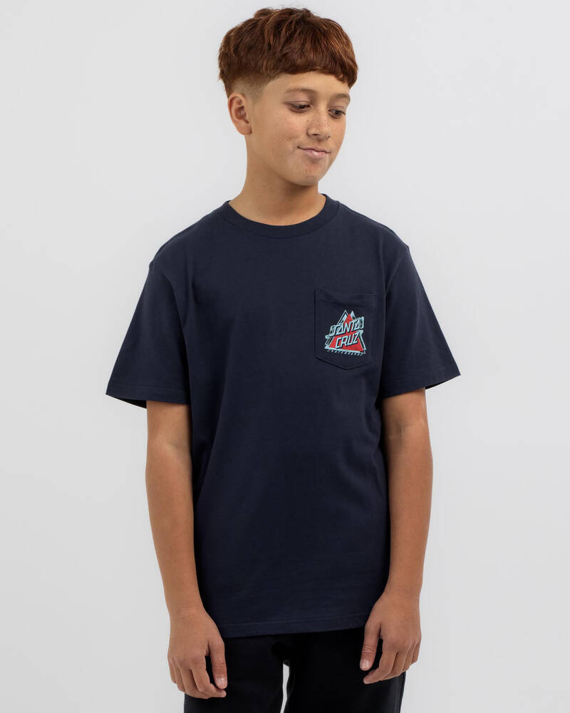 Santa Cruz Boys' Split Not A Dot Pocket T-Shirt for Mens