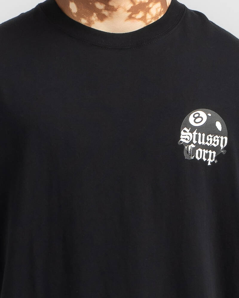 Stussy 8 Ball Corp T-Shirt for Mens