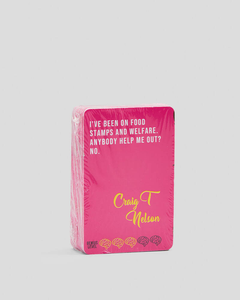 Get It Now Celebrity Words of Wisdom Game for Unisex