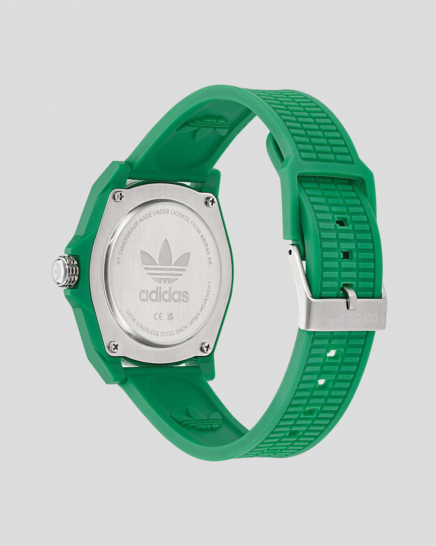 adidas Project Four Watch In Green White FREE Shipping Easy Returns City Beach United States