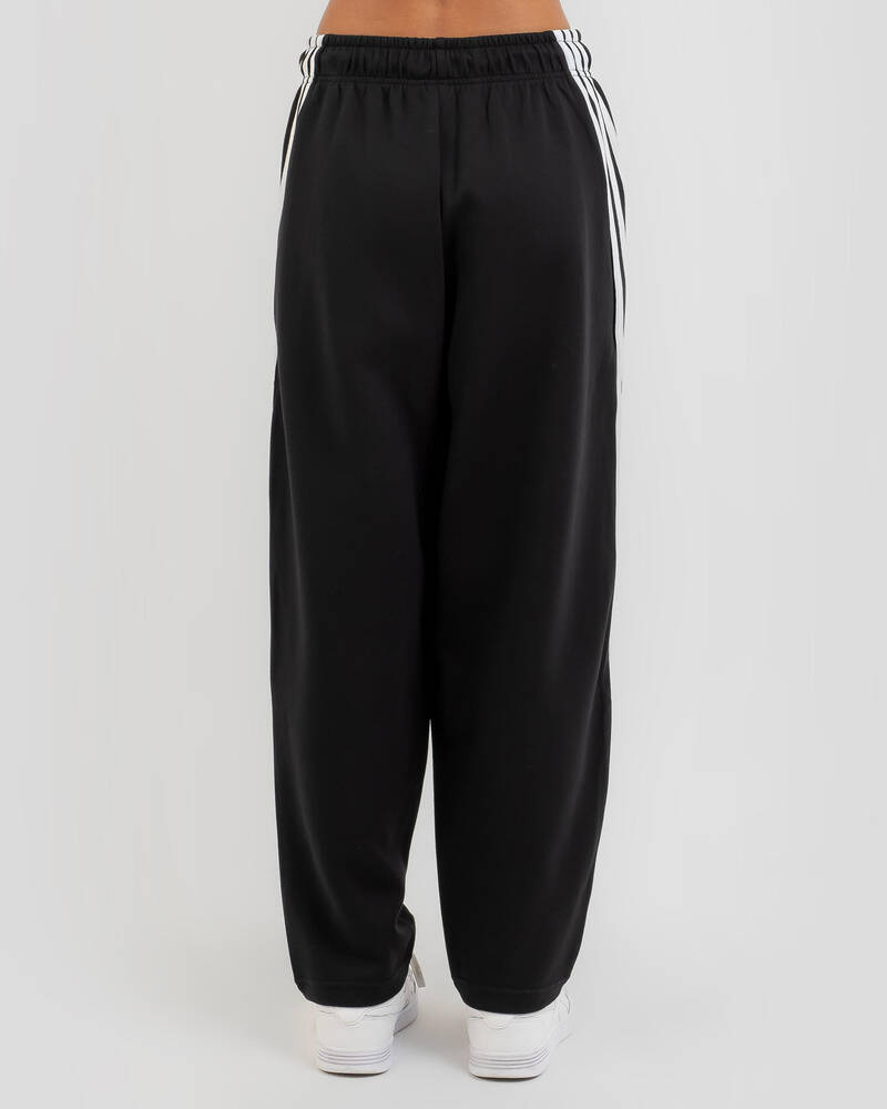 Shop adidas Future Icons 3 Stripes Track Pants In Black - Fast Shipping ...