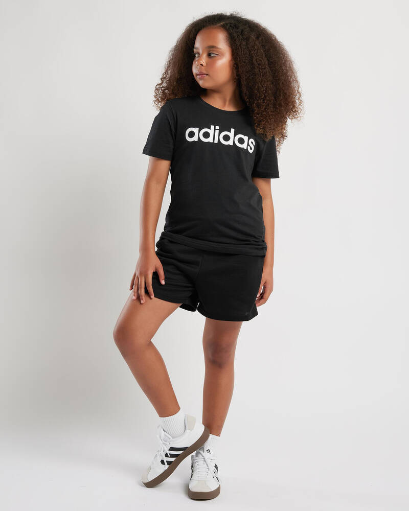 adidas Girls' Linear T-Shirt for Womens