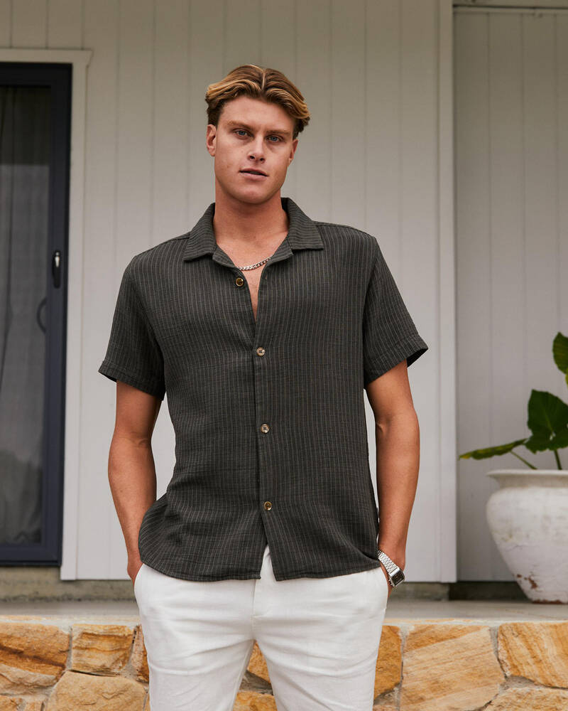 Rhythm Ensenada Short Sleeve Shirt for Mens