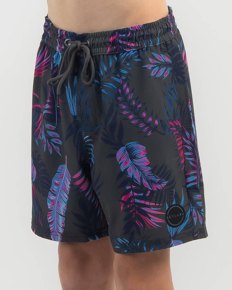 Skylark Boys' Floral Mully Shorts for Mens