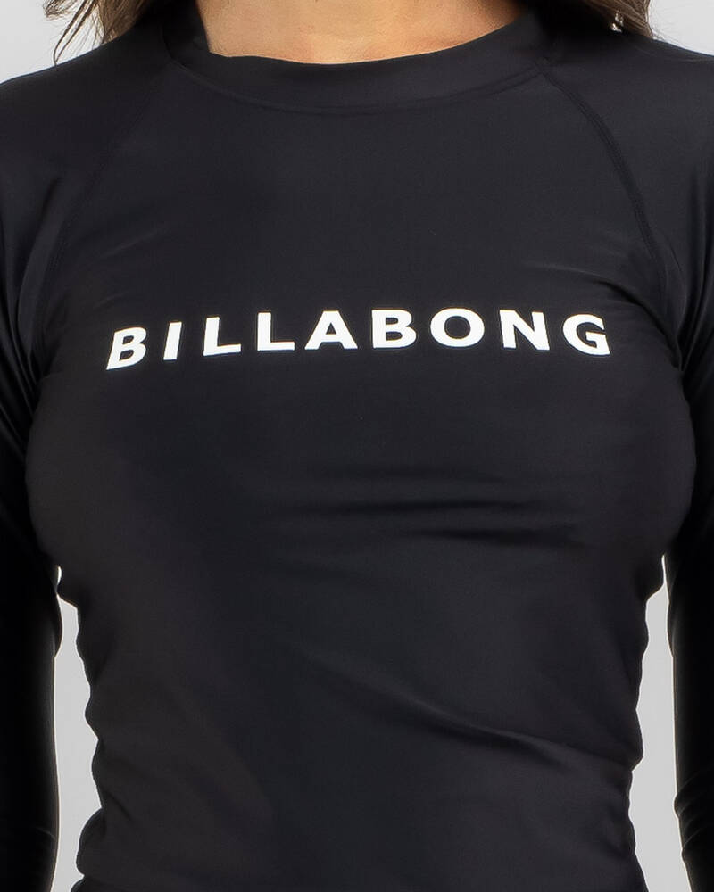 Billabong Society Long Sleeve Rash Vest for Womens