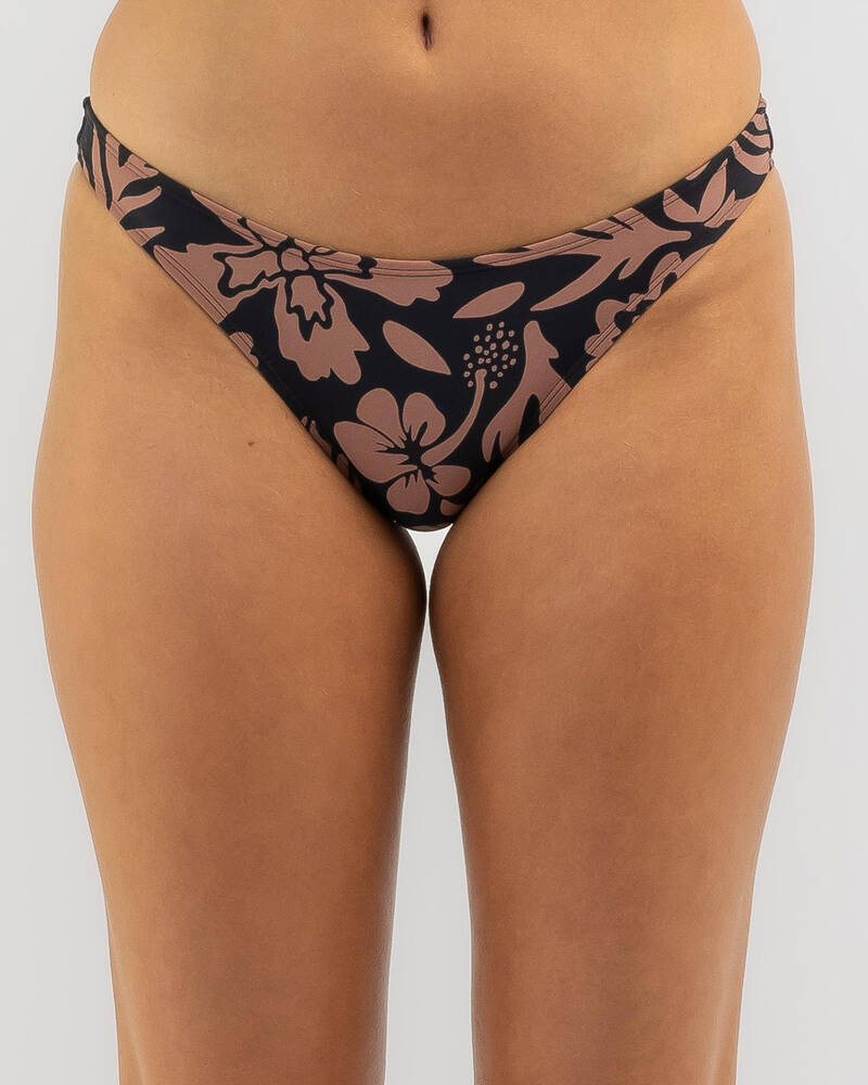 Hurley Bayside High Cut Bikini Bottom for Womens