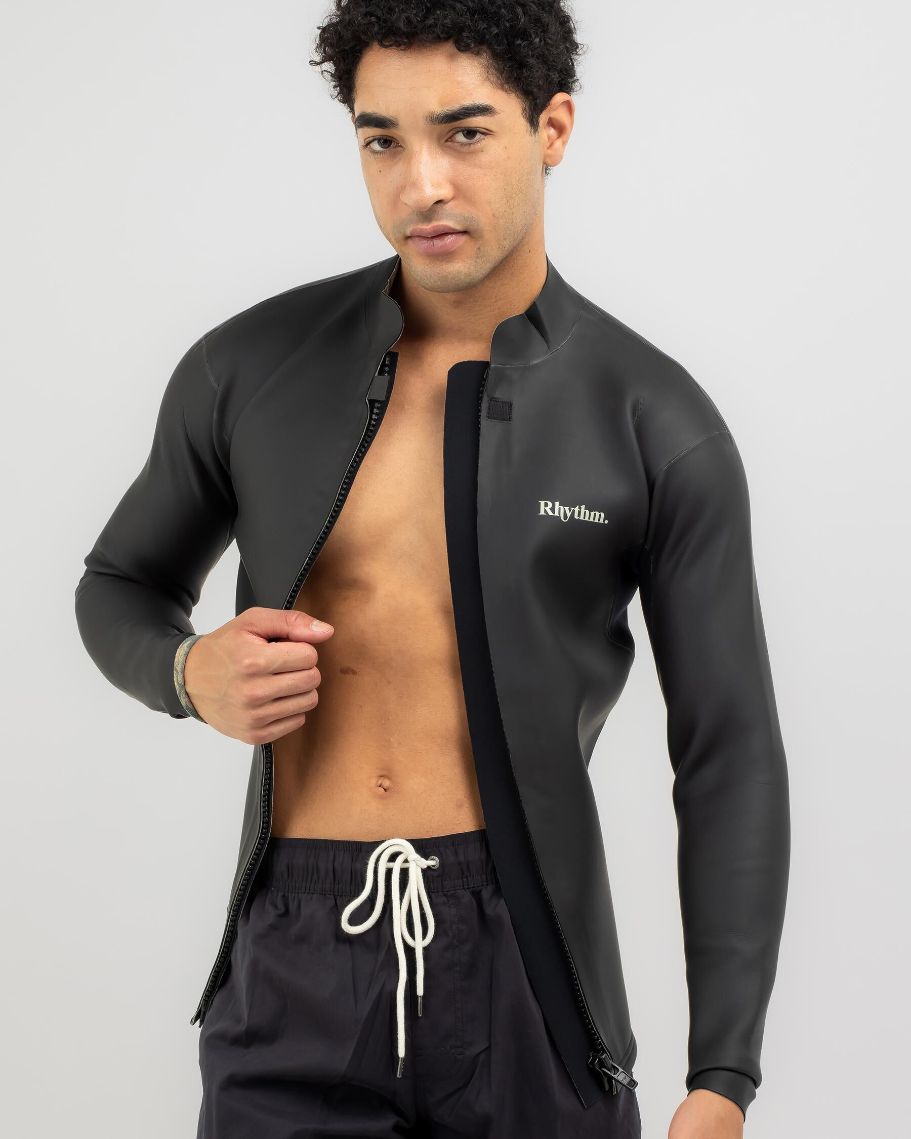 Classic Retro Front Zip Wetsuit Jacket