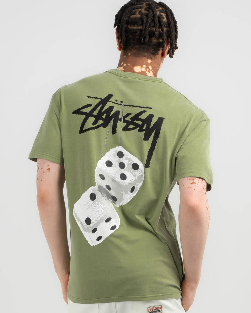 Stussy Fuzzy Dice T-Shirt for Mens