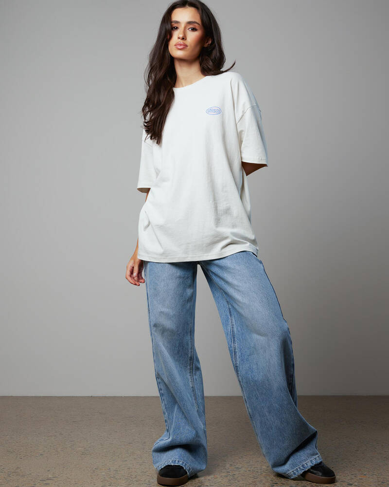 Stussy Pitstop Relaxed T-Shirt for Womens