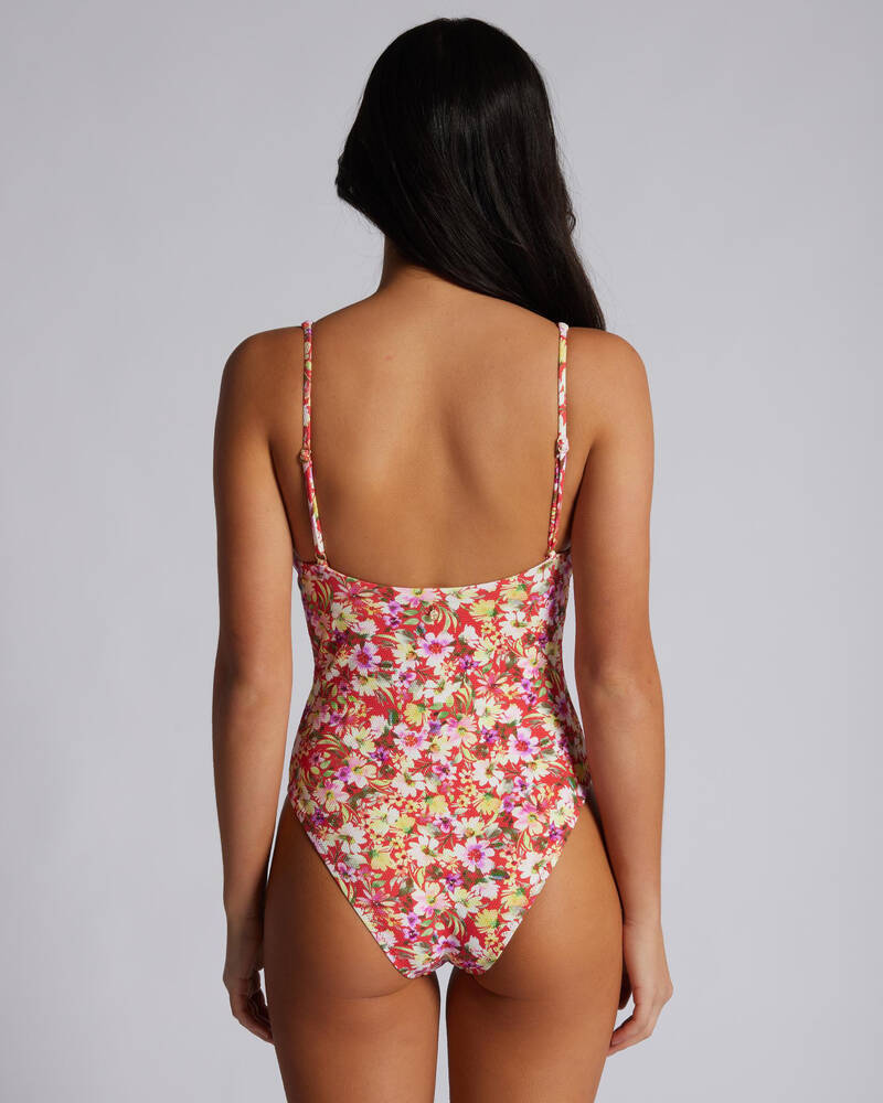 Rhythm Bloom Floral Underwire One Piece Swimsuit for Womens