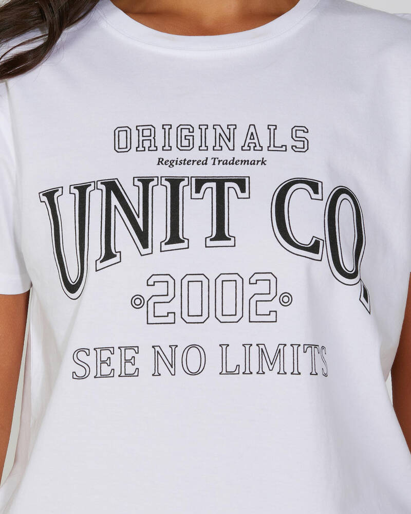 Unit Varsity Regular Fit T-Shirt for Womens