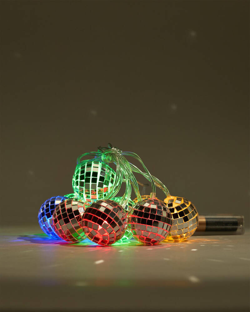 Get It Now Disco Ball String Lights for Unisex