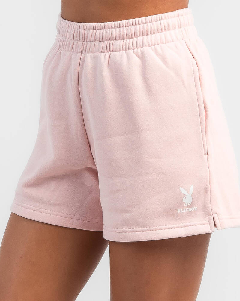 Playboy Bunny O Track Shorts for Womens