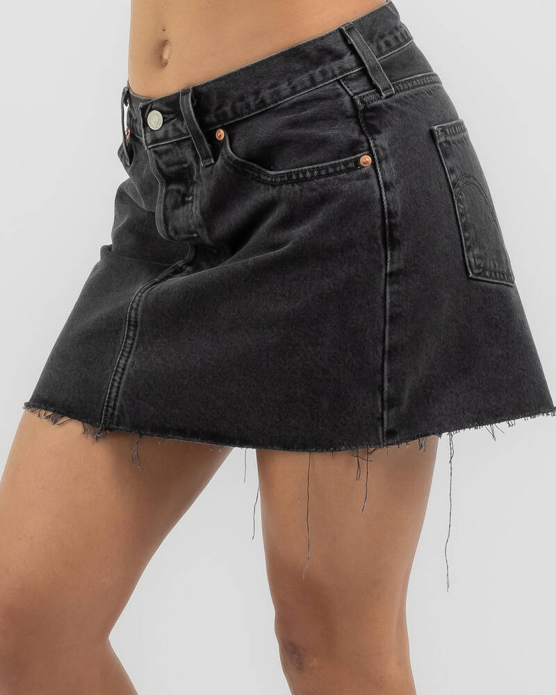 Shop Levi's Icon Skirt In There's A Storm Coming - Fast Shipping & Easy ...