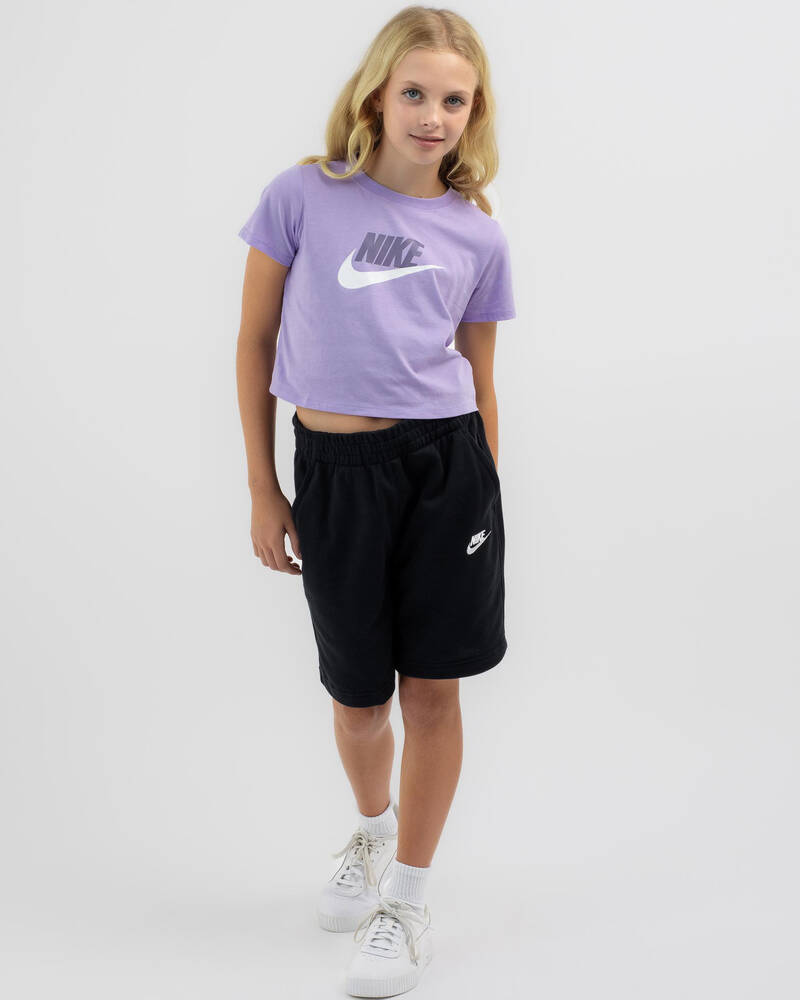 Nike Girls' Futura Cropped T-Shirt for Womens