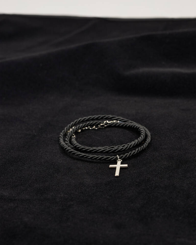 REPUBLIK Rope Cross Bracelet for Mens
