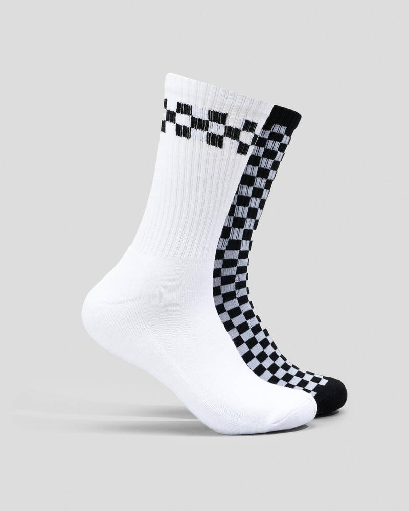 Sanction Checkmate Socks 2 Pack for Mens