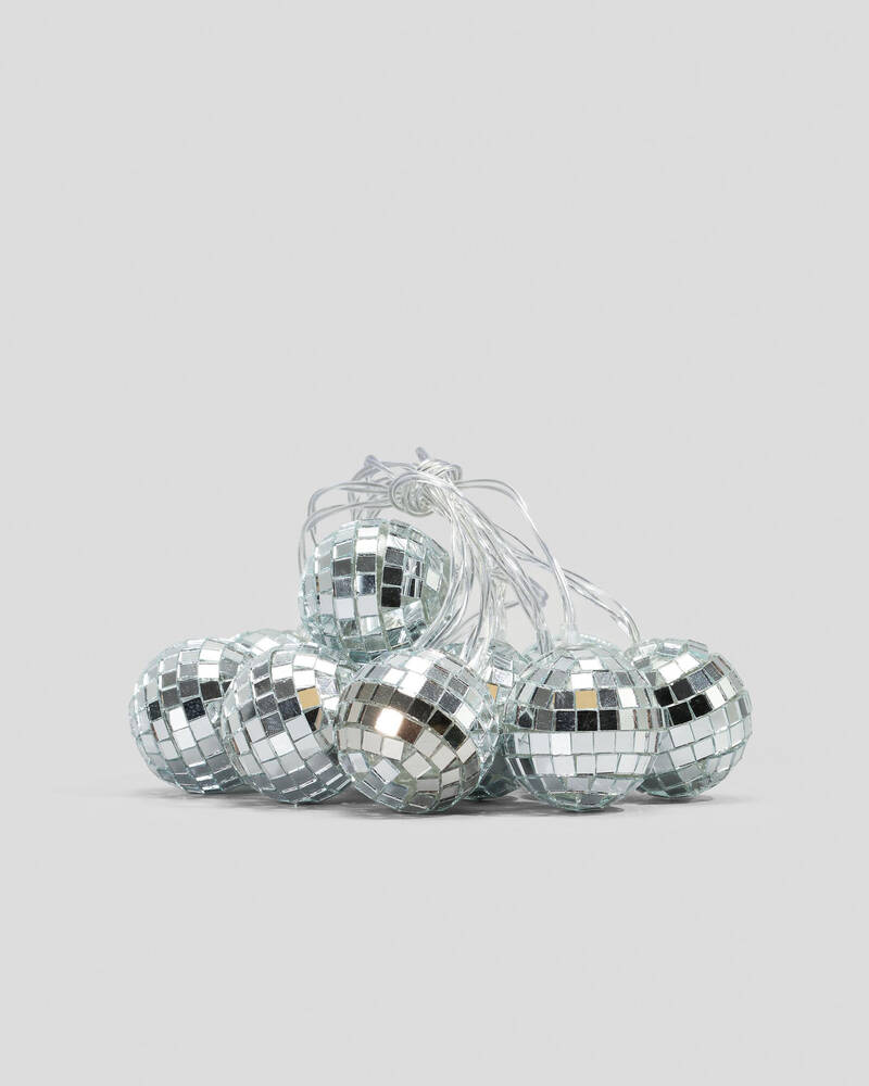 Get It Now Disco Ball String Lights for Unisex