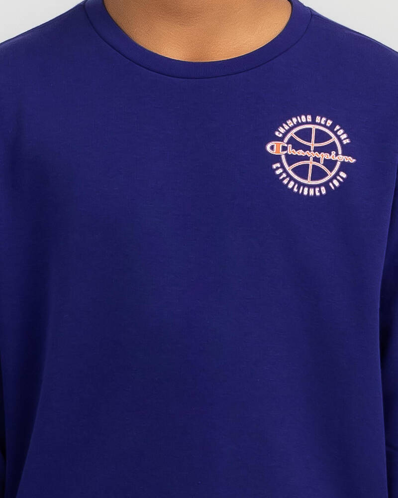 Champion Boys' Modern Basket 52 Crew Sweatshirt for Mens