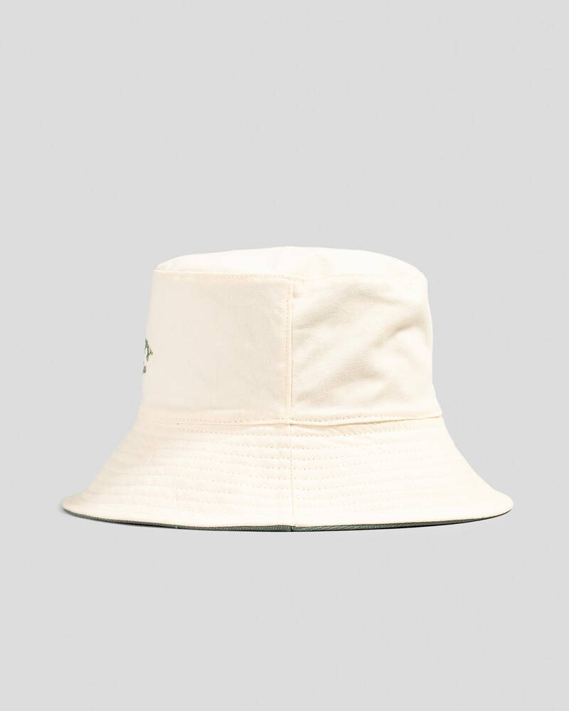 Rusty Aloha Reversible Bucket Hat for Womens