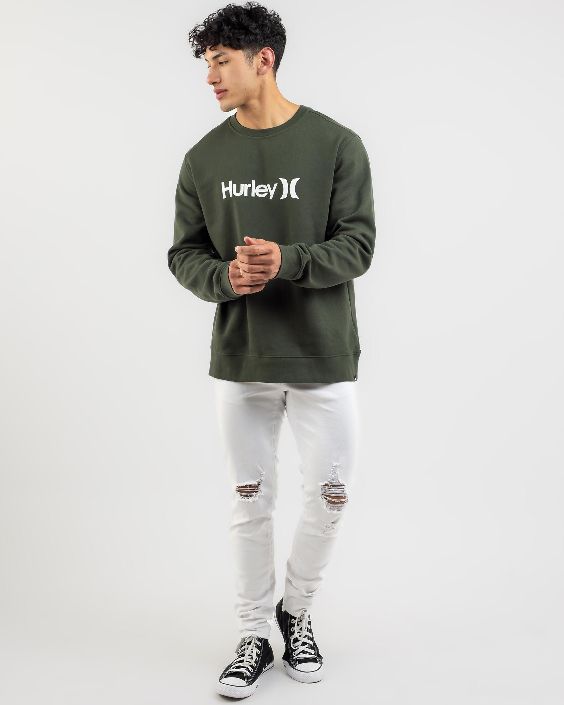 Hurley crew outlet neck sweatshirt