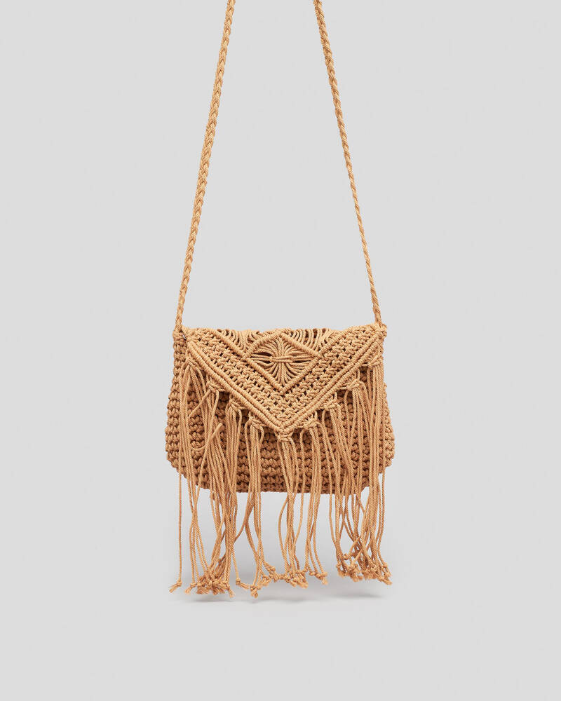 Mooloola Birdie Macrame Crossbody Bag for Womens