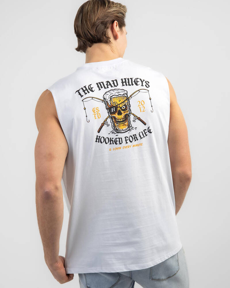 The Mad Hueys Still Hooked For Life Muscle Tank for Mens