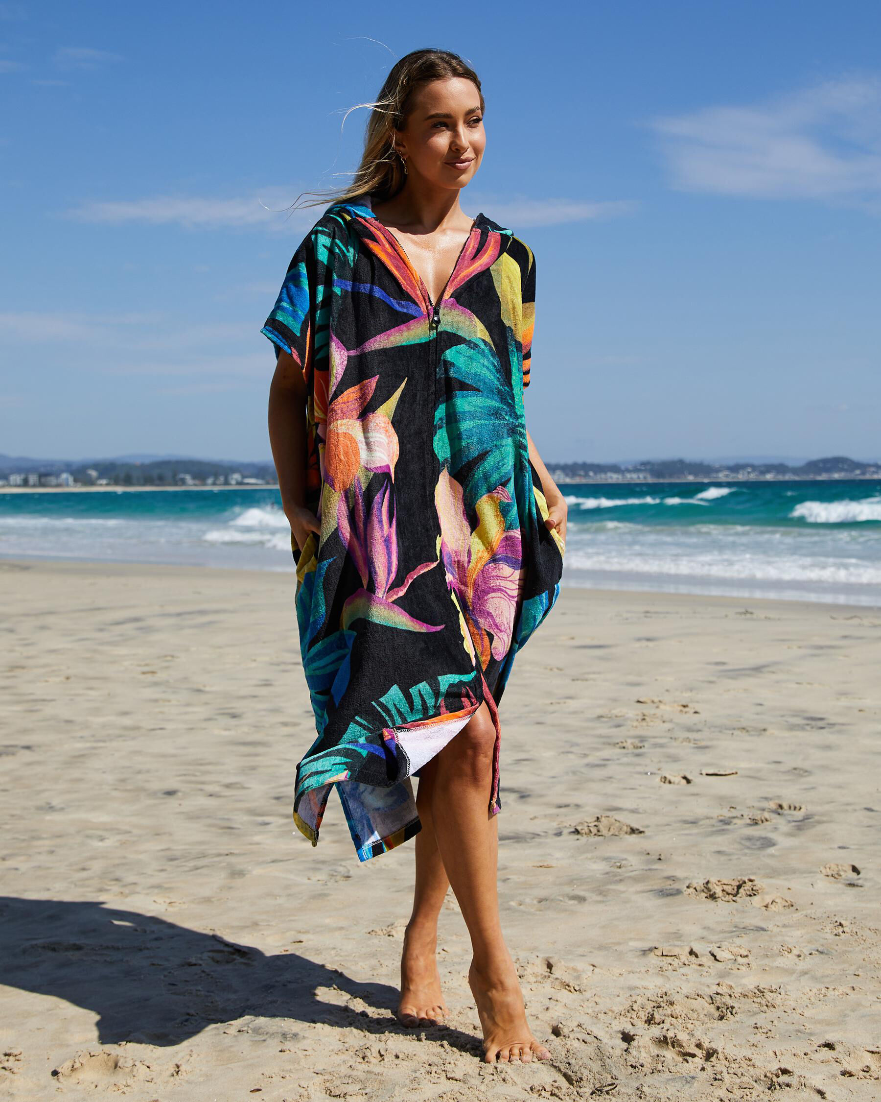 Hooded beach towel womens sale