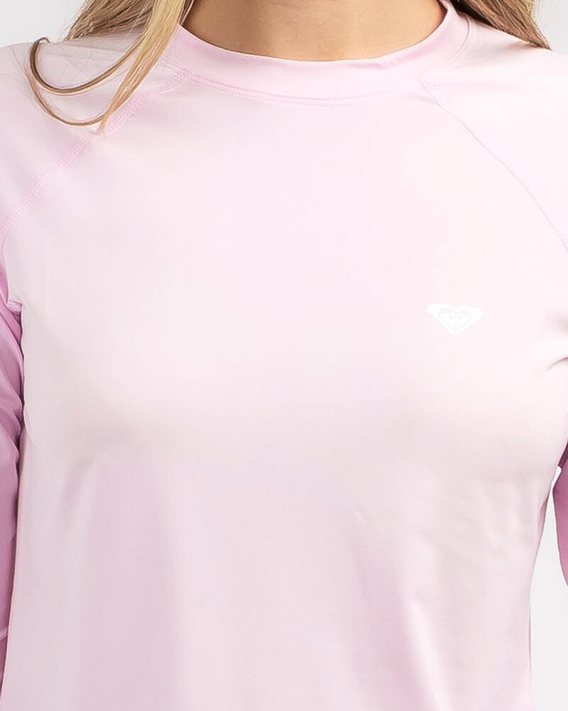 Roxy Essentials Long Sleeve Rash Vest for Womens