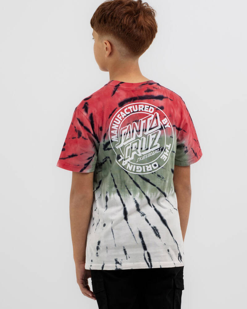 Santa Cruz Boys' MFG Dot T-Shirt for Mens