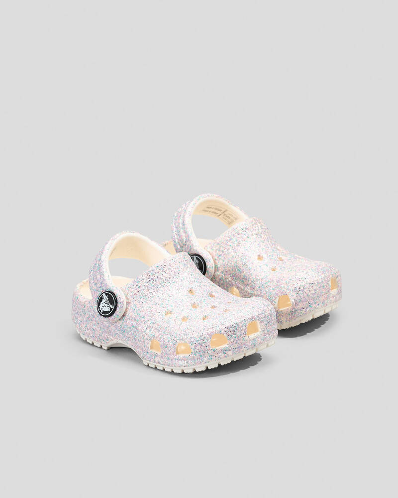 Crocs Toddlers' Glitter Clogs for Unisex