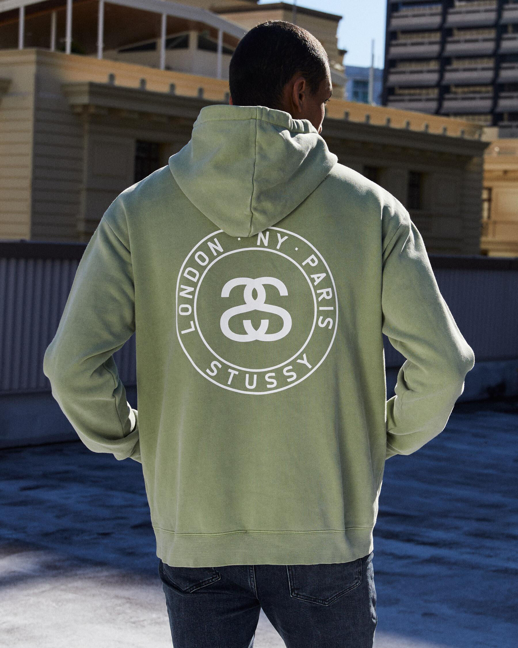 Stussy globe online hoodie