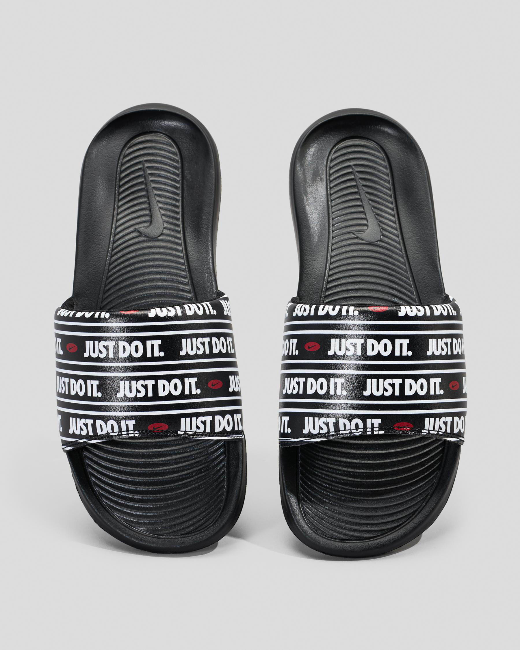 Nike just do it sandals on sale