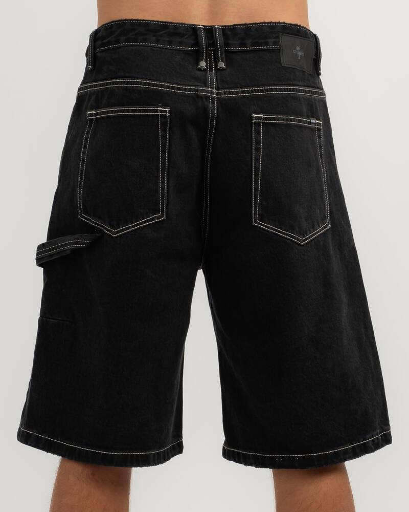 Thrills Big Slacker Denim Shorts for Mens