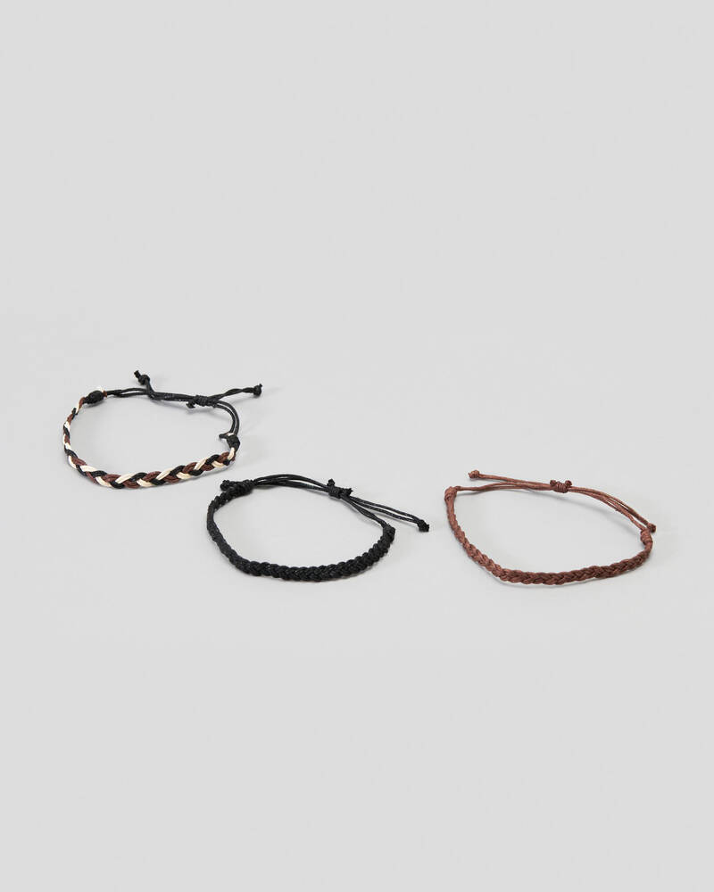 Classics 77 Pack Brn/blk/wht Bracelet for Mens