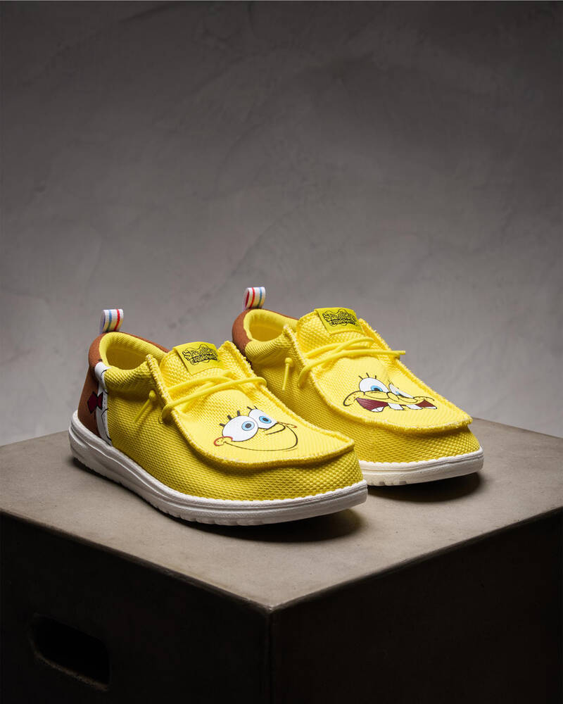 Wally Funk Spongebob Shoes