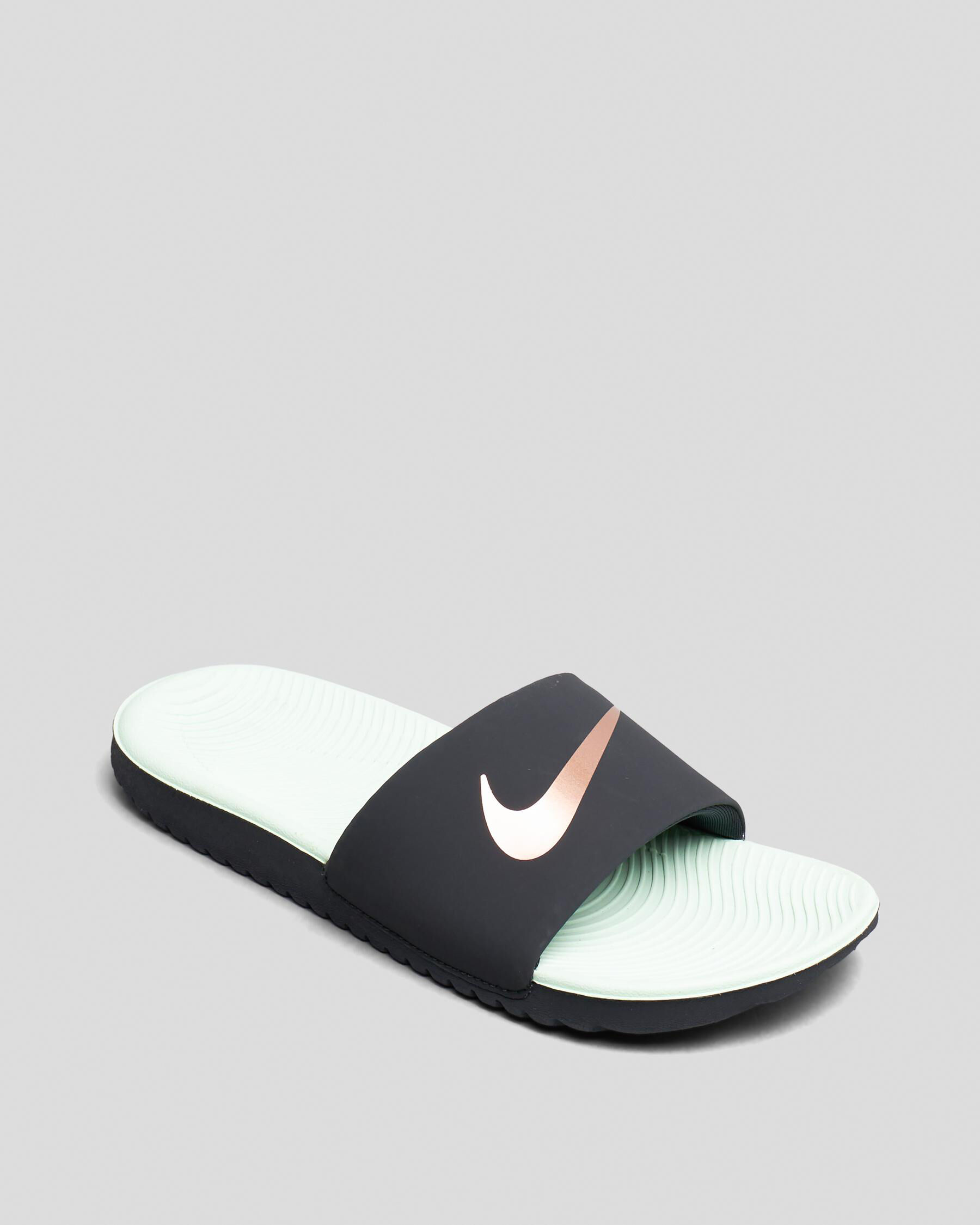 Nike Little Kids Nike Kawa Slide Sandals from Finish Line - Macy's