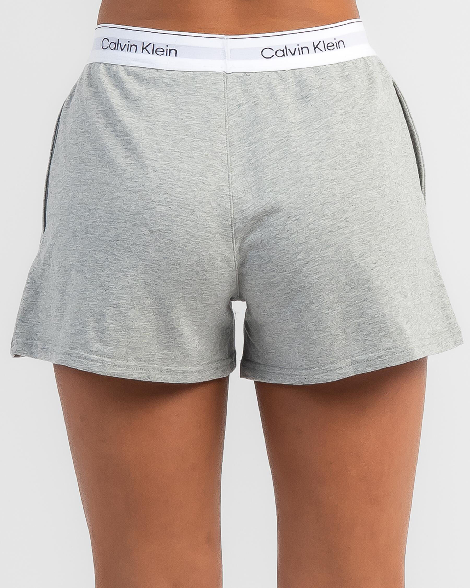 Calvin klein grey outlet shorts womens