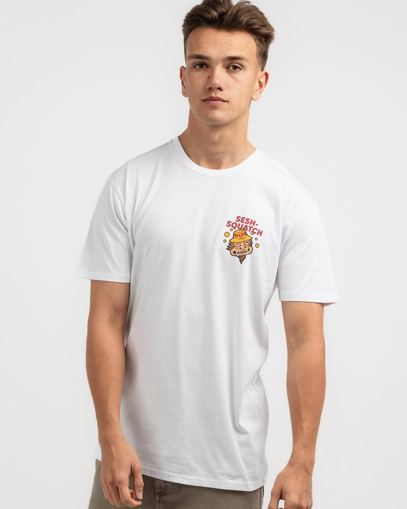 Milton Mango Sesh-Squatch T-Shirt for Mens